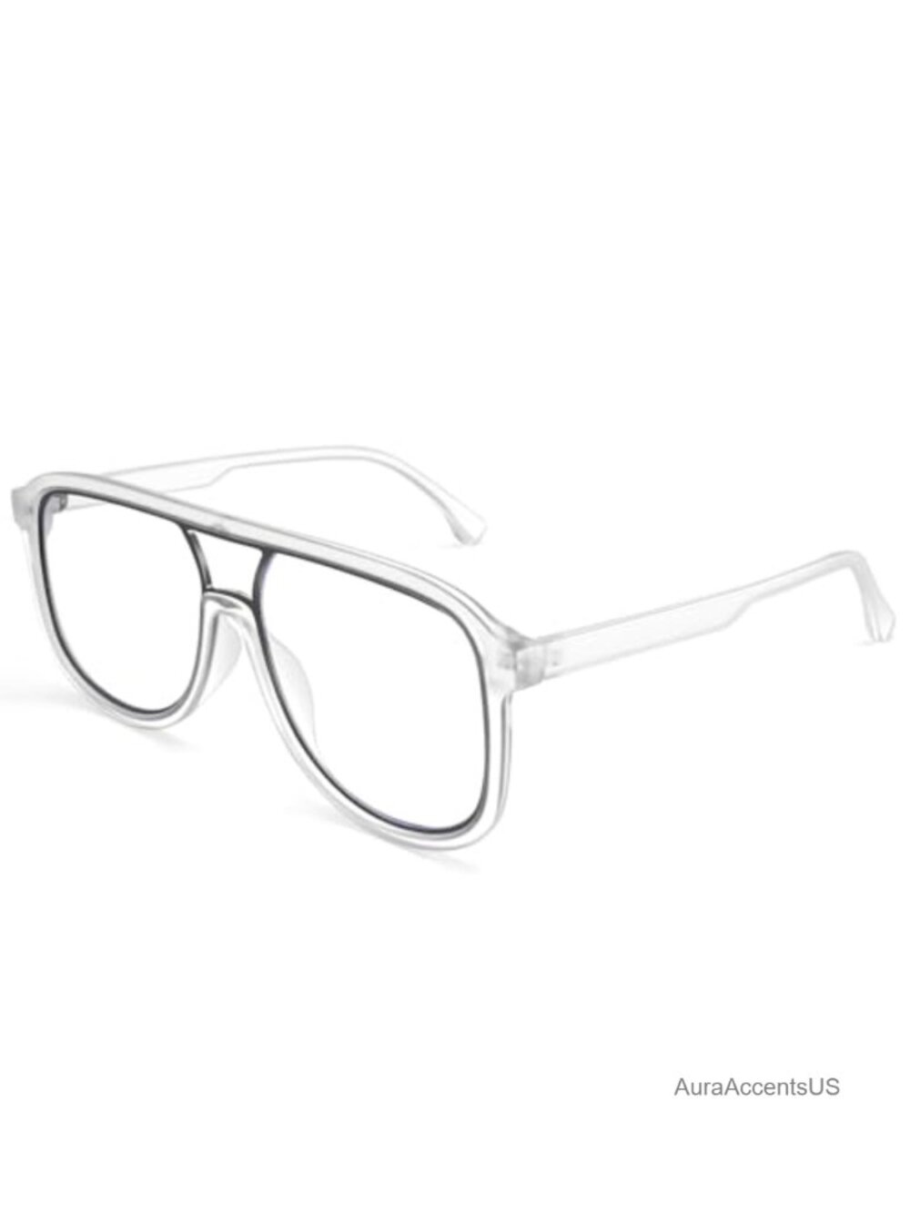 Aviator Blue Light Blocking Computer Glasses Oversized Full Rim Unisex